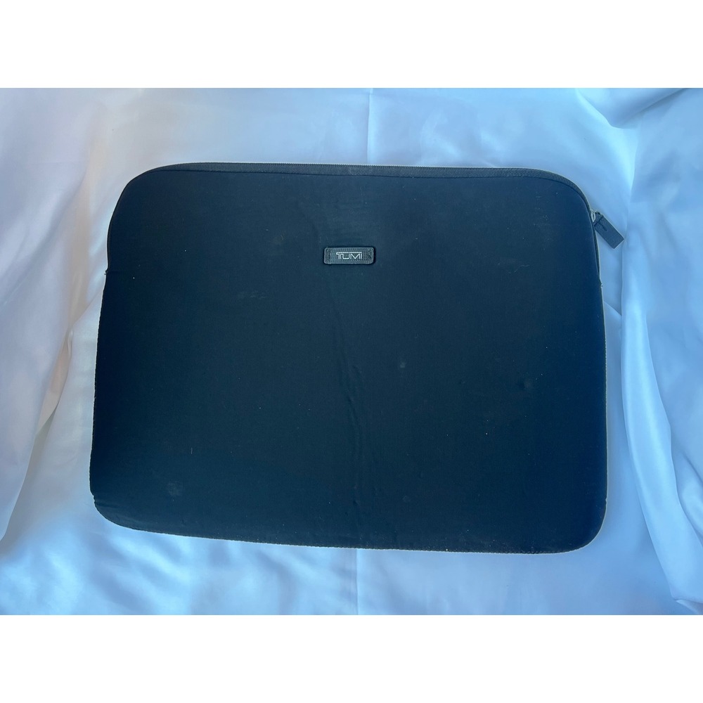 TUMI Padded Laptop Tablet iPad Sleeve Black 15"x11